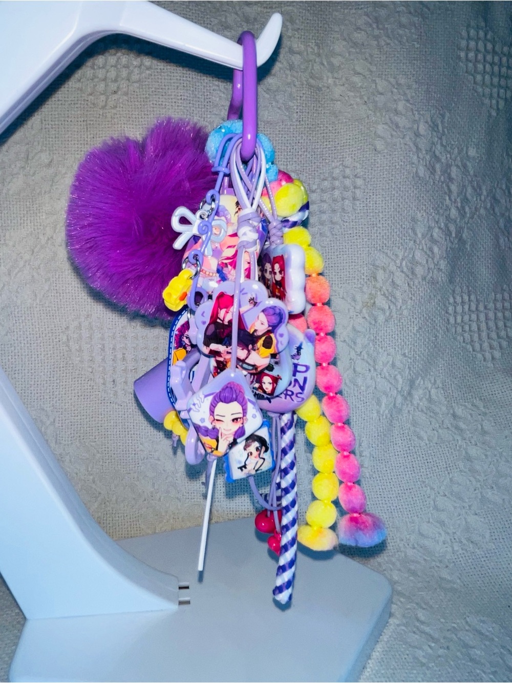 K Pop Demon Hunters backpack charm, bag charm, keychain OOAK -custom made